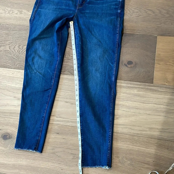 Madewell 9" Mid-Rise Skinny Jeans Raw-Hem Size 32 - Picture 7 of 14